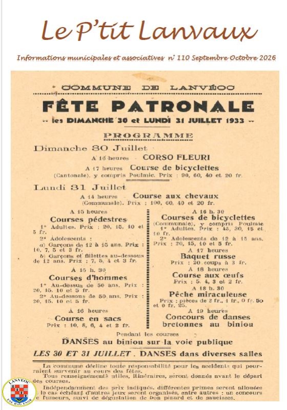 Le P'tit Lanvaux n°110