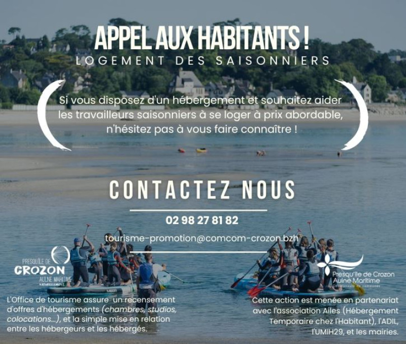 Logement des saisonniers : appel aux habitants