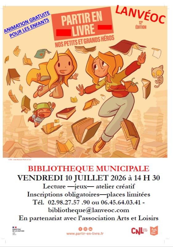 Partir en livre - Bibliothèque le 10 juillet