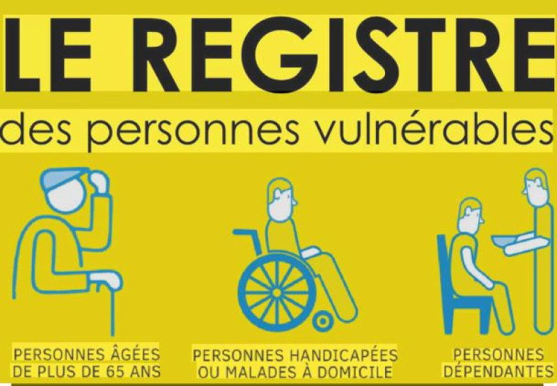 REGISTRE DES PERSONNES VULNERABLES