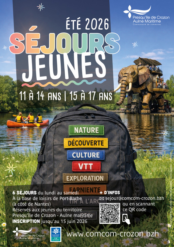 Séjours été jeunes - Ouverture des inscriptions