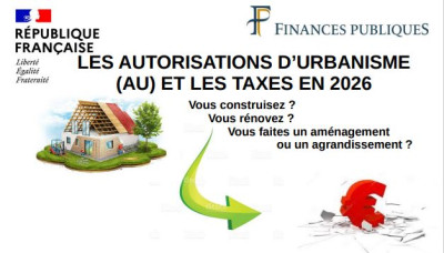 Autorisations d'urbanisme et taxes en 2026