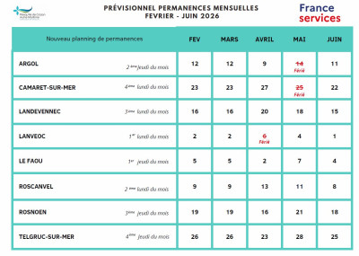 France services  - Modification des jours d'itinérance